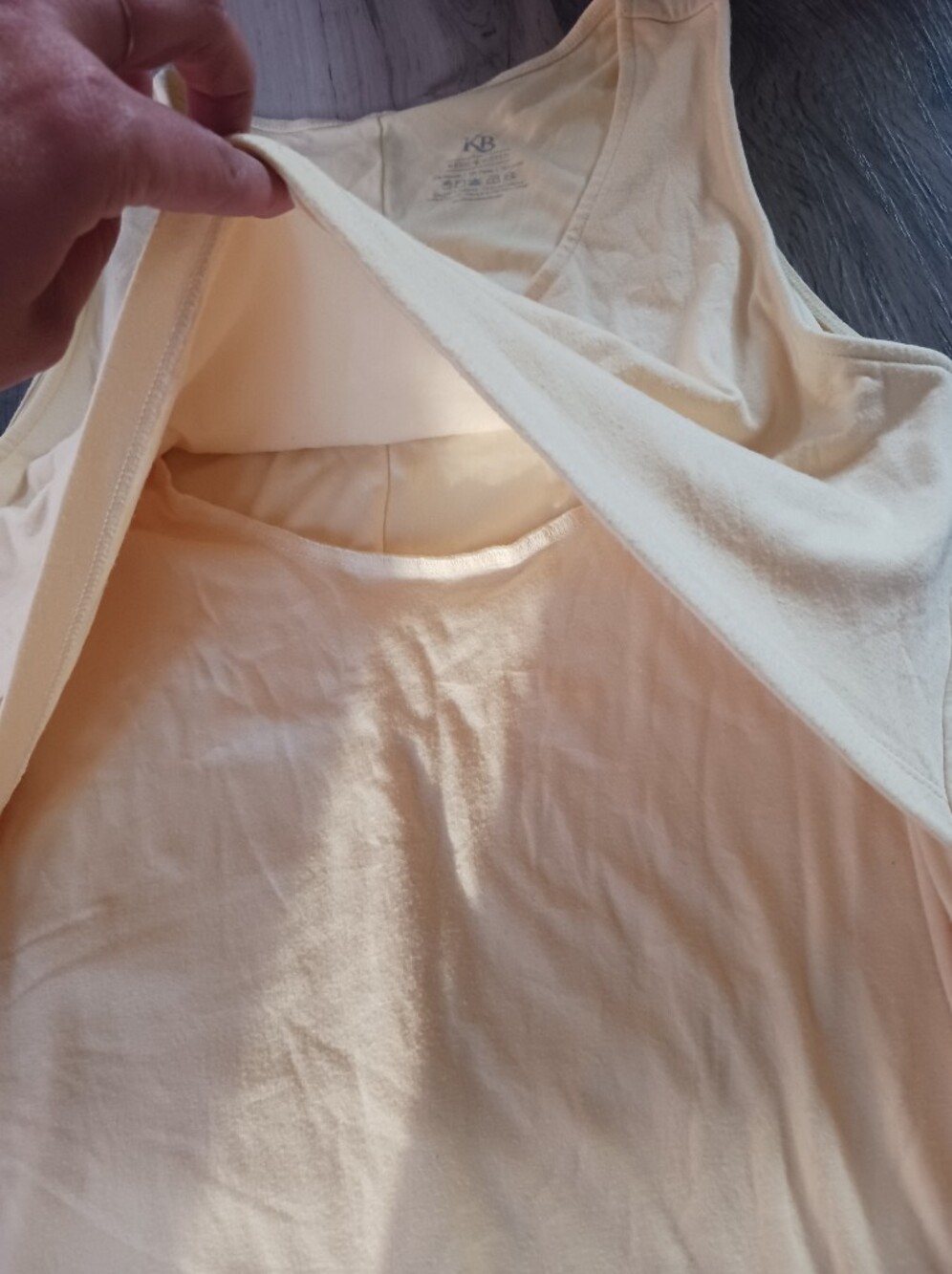 Kindred Bravely Penelope Crossover Yellow Sleeveless Nursing Midi Dress - Picture 5 of 5